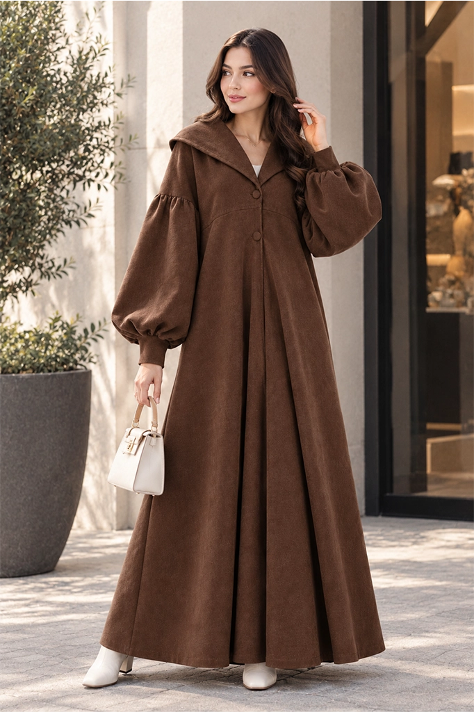 Brown Cape Coat