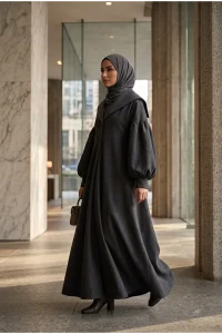 Grey Cape Coat - Photo 2