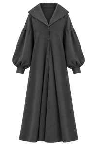 Grey Cape Coat - Photo 3