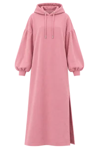 Dusty Rose Hoodie Coat - Photo 3