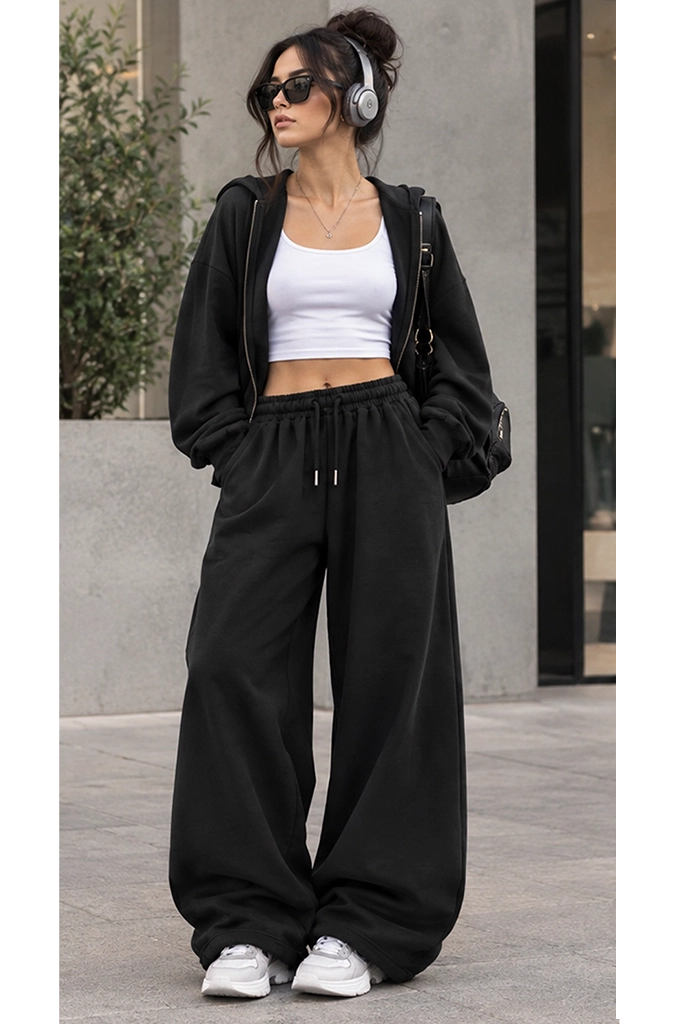 Wide pant - Black
