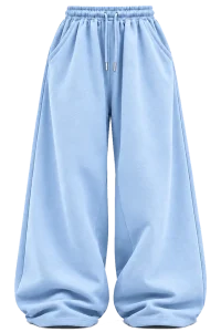 Wide pant - Baby blue - Photo 3