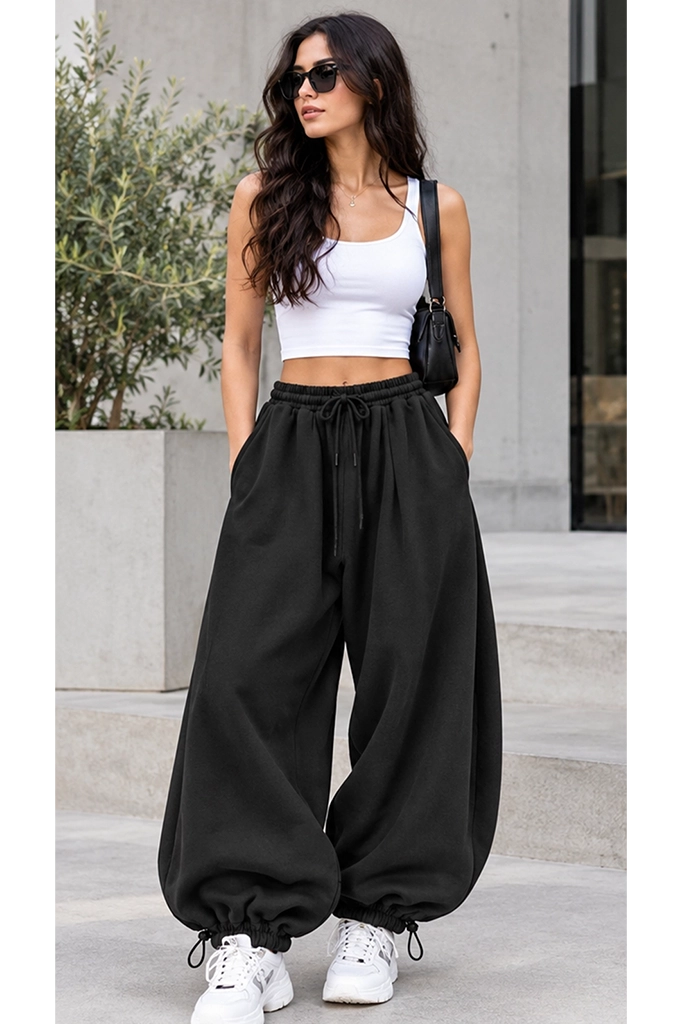 Super wide pant - Black