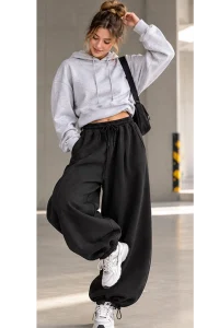 Super wide pant - Black - Photo 2