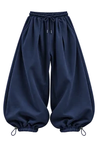 Super wide pant - Navy - Photo 3